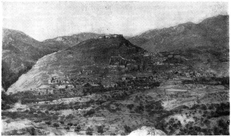 Мистра в Пелопоннесе. Общий вид