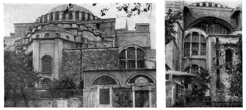 Константинополь. Собор Софии. Вид с востока и вид с юга