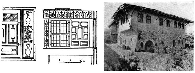 Село Арбанаси. Общий вид дома Констанцалиева и детали интерьеров арбанасских домов