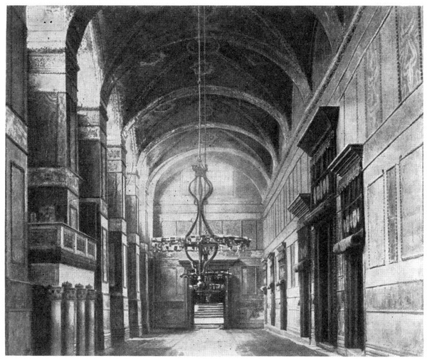 Константинополь. Собор Софии. Нартекс, вид с юга на север