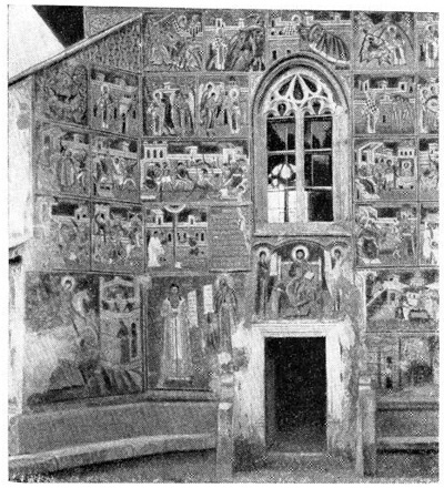 Монастырь Воронец. Церковь. Фрагмент западного фасада