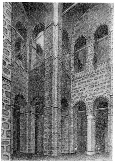 Новгород. Софийский собор. Фрагмент интерьера (реконструкция)