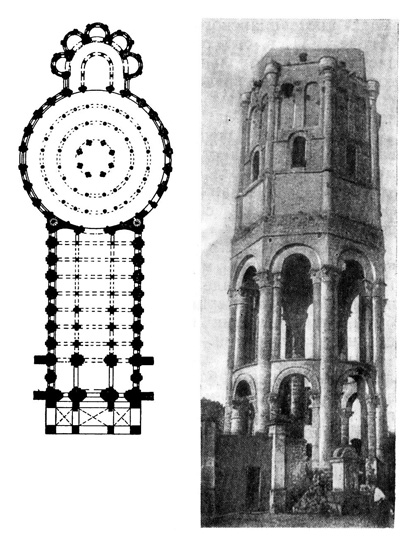 Шарру. Монастырская церковь, XI в.