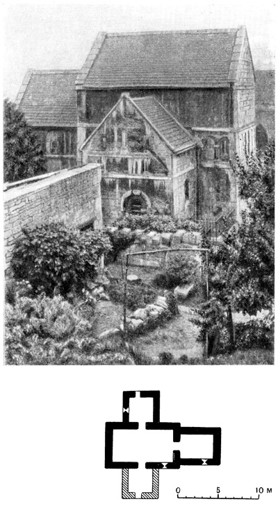 Брэдфорд-на-Эйвоне. Церковь, 675 г. Брэдфорд-на-Эйвоне. Церковь, 675 г.