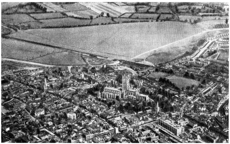 Глостер. Вид на город с воздуха