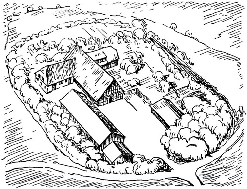 Амельсбюрен. Крестьянский двор. Реконструкция