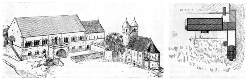 Гослар. Пфальц, XI—XIII вв. Реконструкция Гослар. Пфальц, XI—XIII вв. Реконструкция