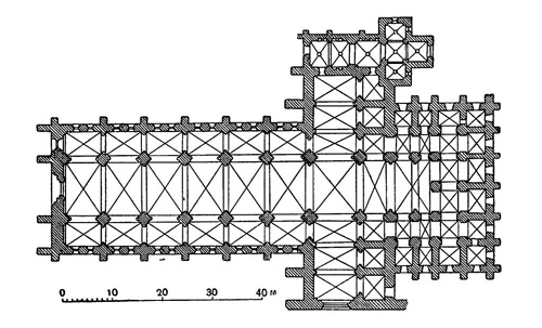 Эбрах. Монастырская церковь цистерцианцев, около 1150 г.