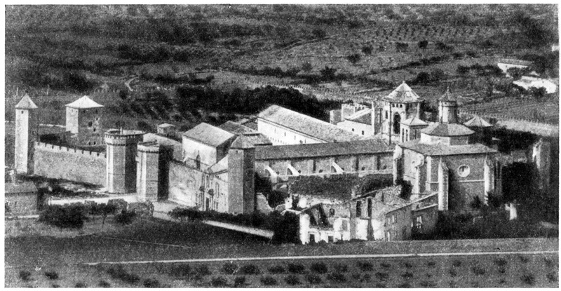 Монастырь Поблет. Общий вид, 1249—1297 гг.