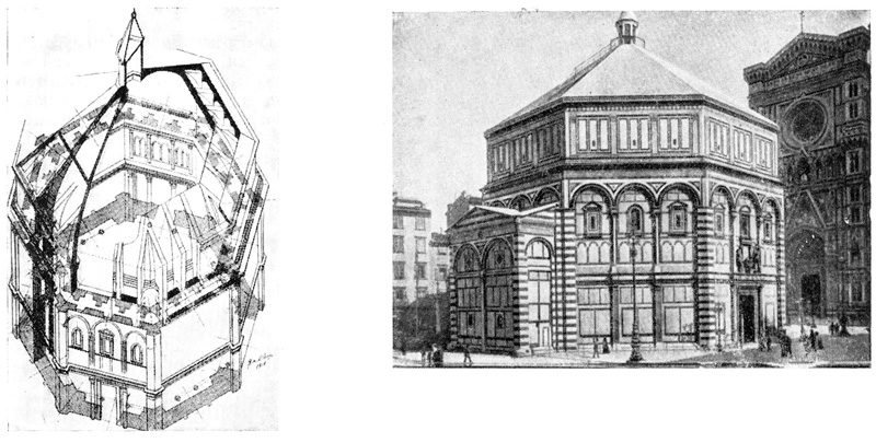 Флоренция. Баптистерий Сан Джованни, 1059 г.