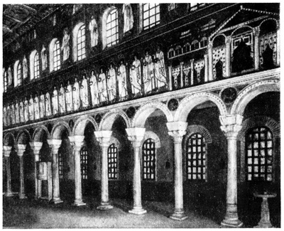 Равенна. Базилика Сант Аполлинаре Нуово, начало VI в.