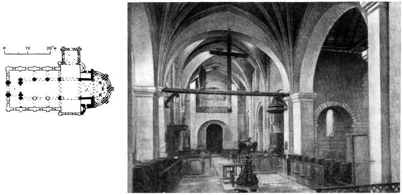 Морианваль. Монастырская церковь, около 1125 г.