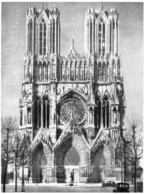 Реймс. Собор, XIII в. Вид с запада
