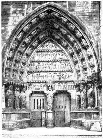 Реймс. Собор. Портал Сикста (северный трансепт), начало XIII в.
