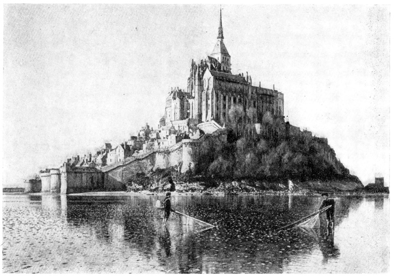 Мон-Сен-Мишель. Аббатство, XI—XV вв.