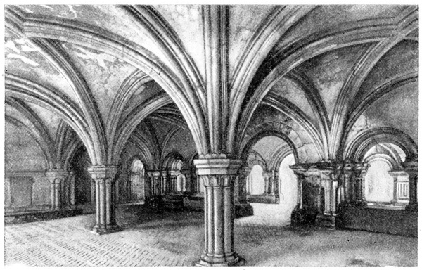 Аббатство Фонтенэ. Зал капитула, 1150 г.