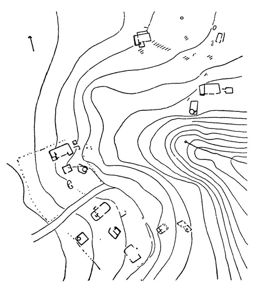 План франкского поселения