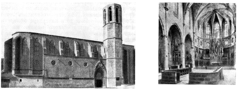 Барселона. Церковь монастыря Пелральбес, начата в 1321 г.