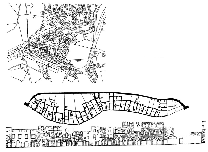 Губбио. Рядовая жилая застройка, XIV в.