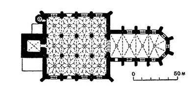 Усти над Лабем. Церковь Успения, XV в.