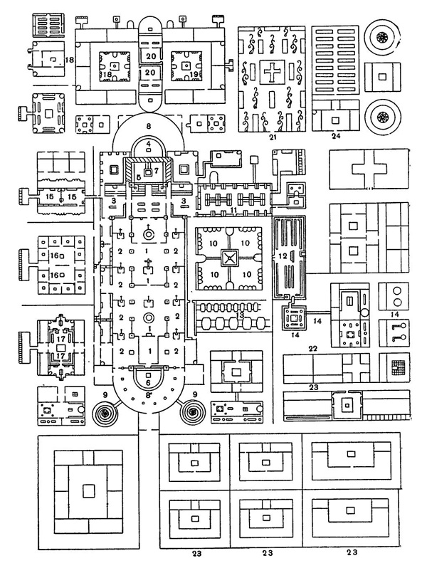 Санкт Галлен. Монастырский двор, IX в.