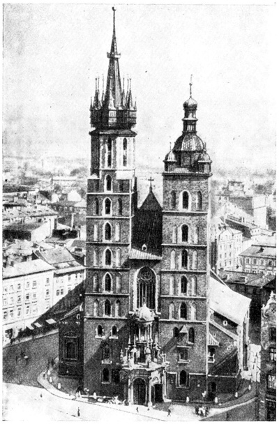 Краков. Марьяцкий костёл, 1226—1478 гг.