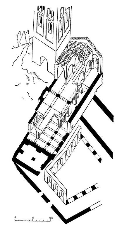 Сан Мартен дю Каннигу. Монастырский ансамбль, 1001—1026 гг.